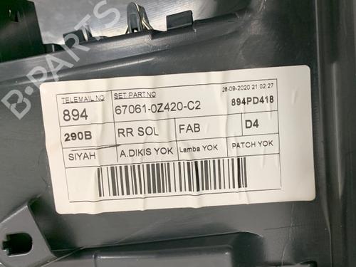 Rear left panel TOYOTA COROLLA Saloon (_E21_) 1.8 VVTi Hybrid (ZWE211, MZEA12) | BP40457413C60 - Image 4