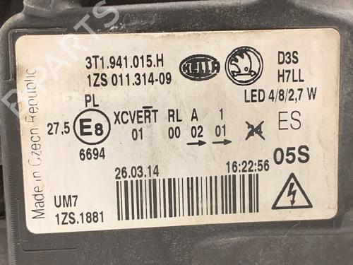 Left headlight SKODA SUPERB II (3T4) 1.4 TSI | BP39375254C28  - Image 5