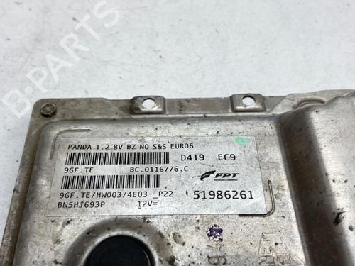 Engine control unit (ECU) FIAT PANDA (312_, 319_) 1.2 (312PXA1A) | BP39376140M57 - Image 4