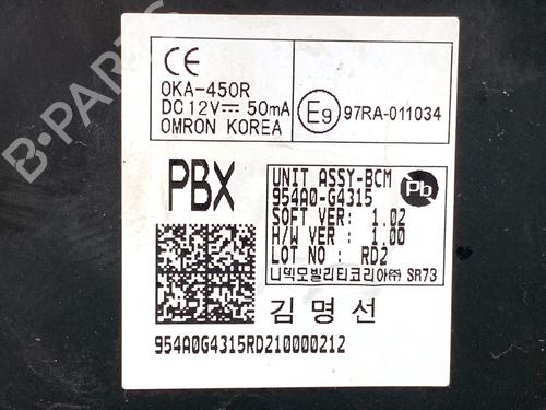 Electronic module HYUNDAI i30 Estate (PDE) 1.0 T-GDI | BP39308347M83 - Image 4