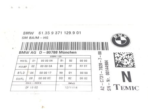 Electronic module BMW 3 (F30, F80) 335 i xDrive | BP39602971M83 - Image 4