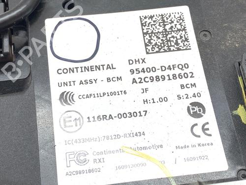 Electronic module KIA OPTIMA Sportswagon (JF) 1.7 CRDi | BP39355874M83 - Image 4