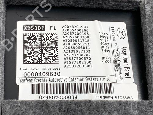 Front left panel MERCEDES-BENZ GLC (X253) 220 d 4-matic (253.915) | BP39301601C58 - Image 5