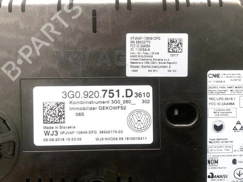 Quadrante VW PASSAT B8 (3G2, CB2) 2.0 TDI | BP39348981C47  - Image 5