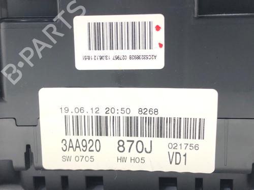 Instrument cluster VW PASSAT B7 Variant (365) 1.6 TDI | BP39271273C47 - Image 5