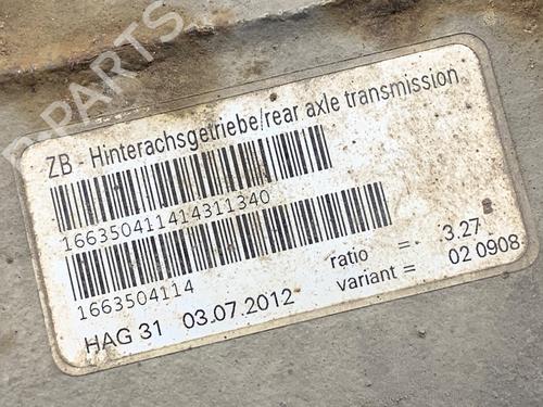 Rear differential MERCEDES-BENZ GL-CLASS (X166) GL 350 CDI / BlueTec 4-matic (166.823, 166.824) | BP39332792M24 - Image 5