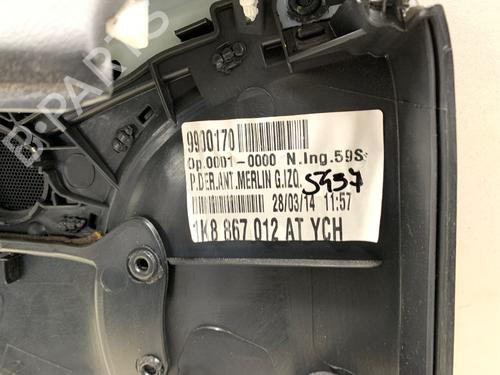 Front right panel VW SCIROCCO III (137, 138) 1.4 TSI | BP40211449C59  - Image 5