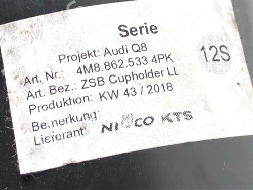 Cup/Object holder AUDI Q8 (4MN, 4MT) 50 TDI Mild Hybrid quattro | BP39318034I37 - Image 6
