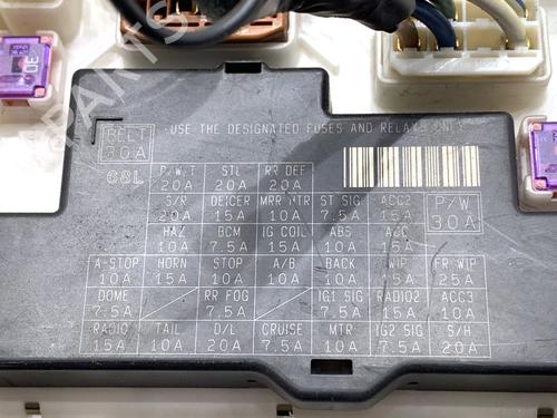 Fuse box SUZUKI SWIFT IV (FZ, NZ) 1.2 (AZH412, ZC72S) | BP39293964E1 - Image 4