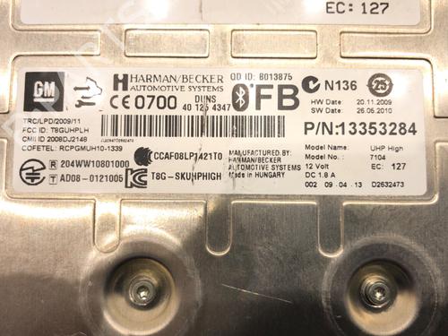 Electronic module OPEL ZAFIRA TOURER C (P12) 2.0 CDTi (75) | BP39285349M83 - Image 4