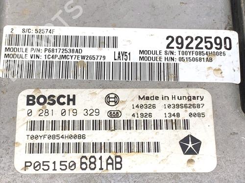 Engine control unit (ECU) JEEP CHEROKEE (KL) 2.0 CRD 4x4 | BP39334893M57 - Image 5