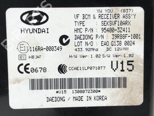 Engine control unit (ECU) HYUNDAI i40 I (VF) 1.7 CRDi | BP39275077M57  - Image 12