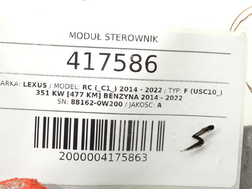 Electronic module LEXUS RC (_C1_) F (USC10_, USC10R) | BP39268945M83 - Image 6