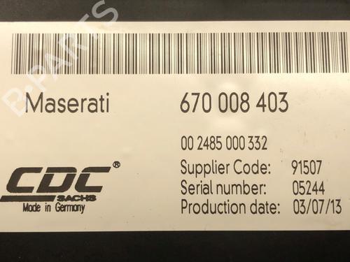 Electronic module MASERATI QUATTROPORTE VI 3.0 S Q4 | BP39269853M83 - Image 5