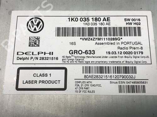 Radio VW CC B7 (358) 2.0 TFSI | BP39272597E6 - Image 5