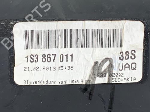 Front left panel VW UP! (121, 122, BL1, BL2, BL3, 123) 1.0 | BP39294837C58 - Image 4