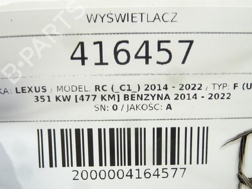 Display LEXUS RC (_C1_) F (USC10_, USC10R) | BP39268904C48 - Image 5