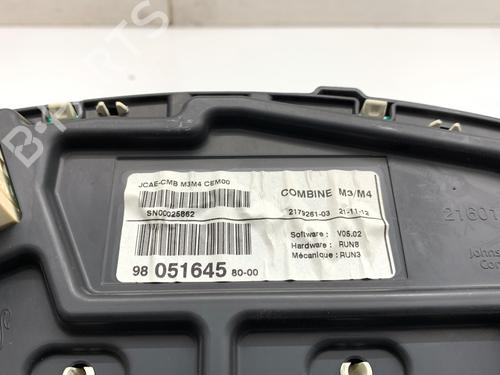 Instrument cluster PEUGEOT 301 1.6 VTi 115 | BP39376113C47  - Image 5