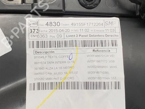 Front right panel SEAT LEON (5F1) 1.6 TDI | BP39283813C59  - Image 5