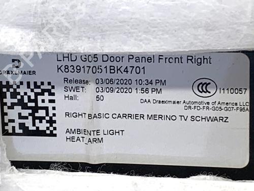 Sæde sæt BMW X5 (G05, F95) xDrive M 50 d | BP39339993C78  - Image 10