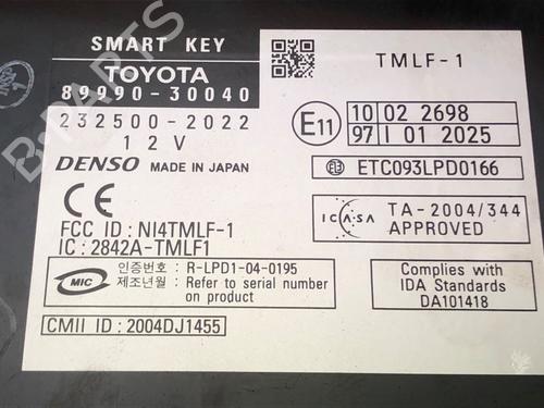 Electronic module LEXUS GS (_S19_) 300 (GRS190_, GRS190R) | BP39270311M83 - Image 4