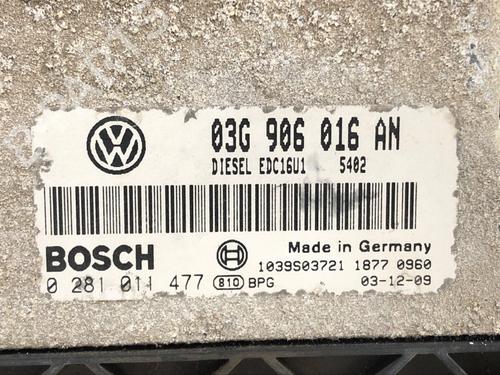 Engine control unit (ECU) VW GOLF V (1K1) 2.0 TDI | BP39304894M57 - Image 4