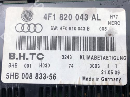 Climate control AUDI A6 C6 Avant (4F5) 2.0 TDI | BP39270418I5 - Image 6