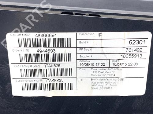 Dashboard BMW X3 (F25) xDrive 28 i | BP39325010C46 - Image 7