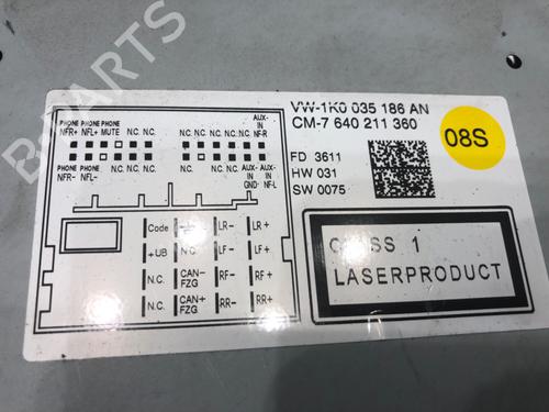 Radio VW GOLF VI (5K1) 1.2 TSI | BP39299182E6 - Image 6