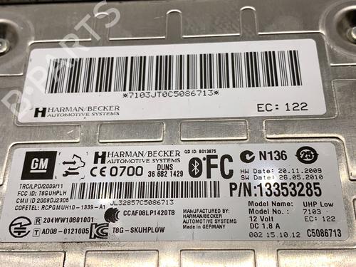 Electronic module OPEL ASTRA J (P10) 1.4 Turbo (68) | BP39303357M83 - Image 4