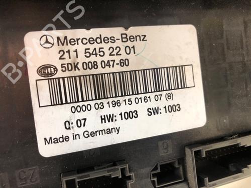 Fuse box MERCEDES-BENZ E-CLASS T-Model (S211) E 220 T CDI (211.206) | BP39341223E1 - Image 4