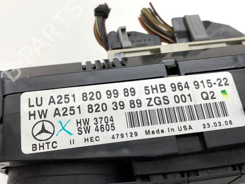 Climate control MERCEDES-BENZ GL-CLASS (X164) GL 320 CDI 4-matic (164.822) | BP39971243I5 - Image 4