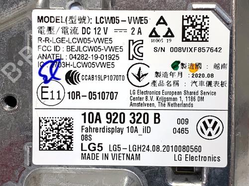 Kombiinstrument VW ID.3 (E11, E12) Pro | BP39331909C47 - Image 5