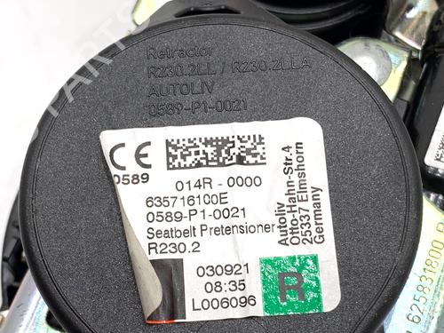 Front right seatbelt BMW 3 Touring (G21, G81) 320 d Mild-Hybrid | BP39348043I25 - Image 8