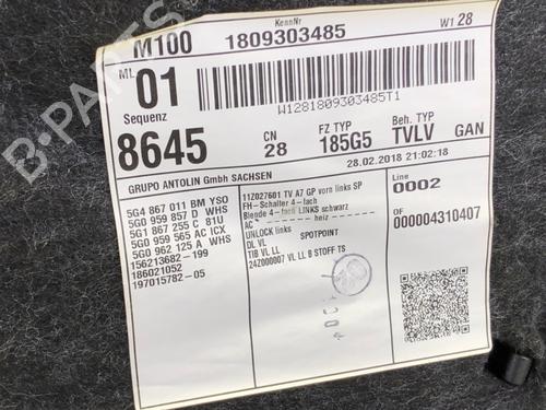 Front left panel VW GOLF VII Variant (BA5, BV5) 1.6 TDI | BP39280657C58  - Image 5
